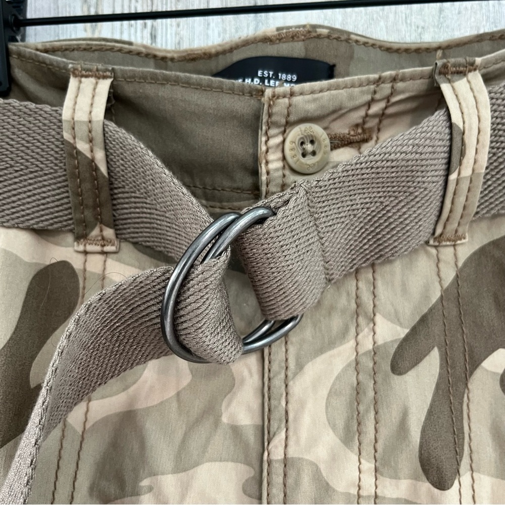 Lee Men’s Camo Shorts Size 29 Multi Pockets With Belt New With Tags - Picture 8 of 13